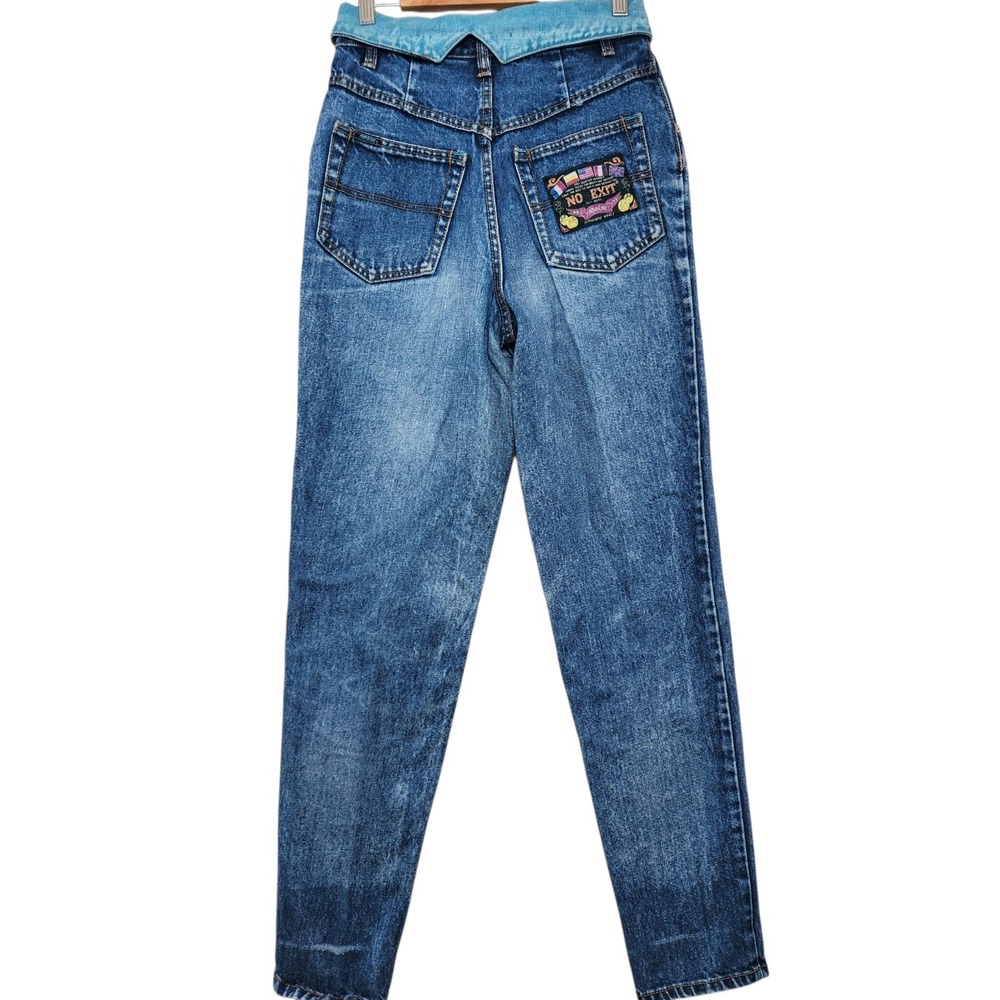 Vintage‎ 80s WENT No Exit Jeans Size 4 Women Medium Stonewash High Waist Tapered - Picture 3 of 15